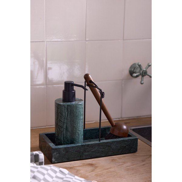 Тъмнозелена каменна стойка за перилни препарати Marble – Mette Ditmer Denmark-image-1