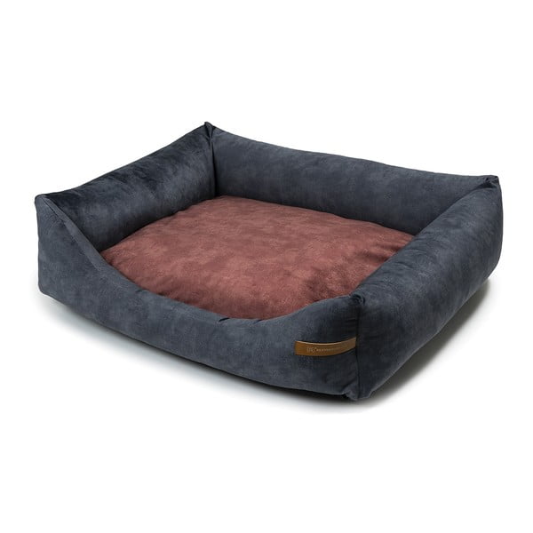 Бордо/тъмносиво легло за кучета 75x85 cm SoftBED Eco L – Rexproduct