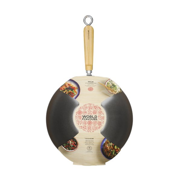 Тиган WOK с незалепващо покритие , ⌀ 30 см Oriental - Kitchen Craft-image-4