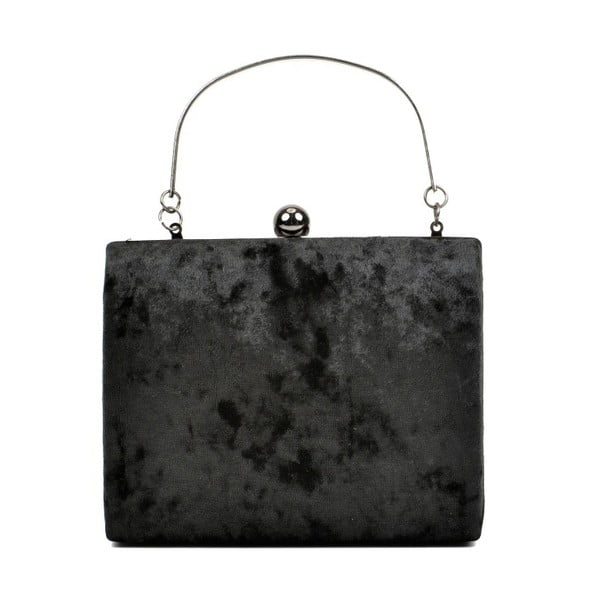 Черна копринена чанта Mesmero - Anna Luchini