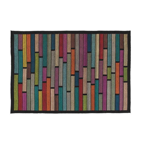 Vlněný koberec Rubina Black, 200x300 cm