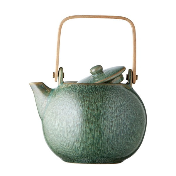 Зелен керамичен чайник с цедка 1,2 l Gastro Green – Bitz-image-2