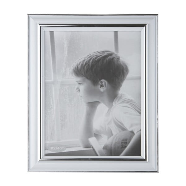 Рамка за снимка Plain Silver, 24 x 18 cm - KJ Collection