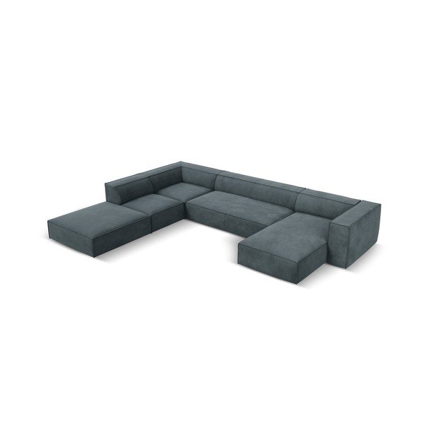 Ъглов диван (ляв ъгъл) в бензиново/сиво Madame - Windsor & Co Sofas-image-2