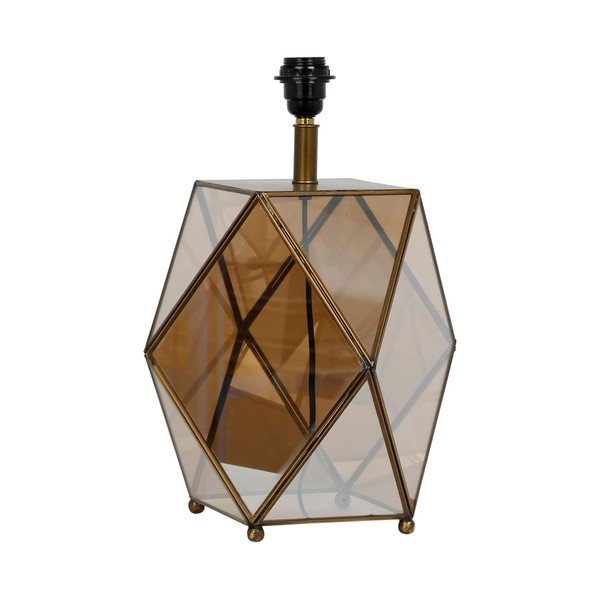 Крак на лампа в кафяво-златисто 43 cm Eluminea - Côté Table