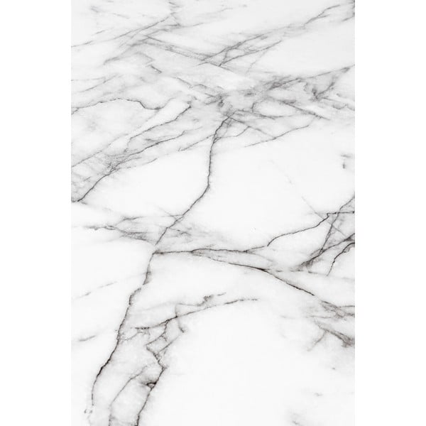 Кръгла маса за хранене с мраморен плот ø 110 cm Floris - White Label-image-3