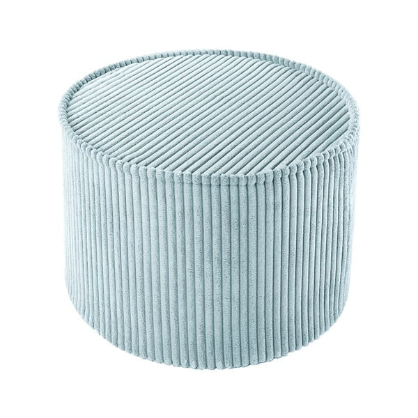 Детски пуф от рипсено кадифе в цвят мента – Wigiwama