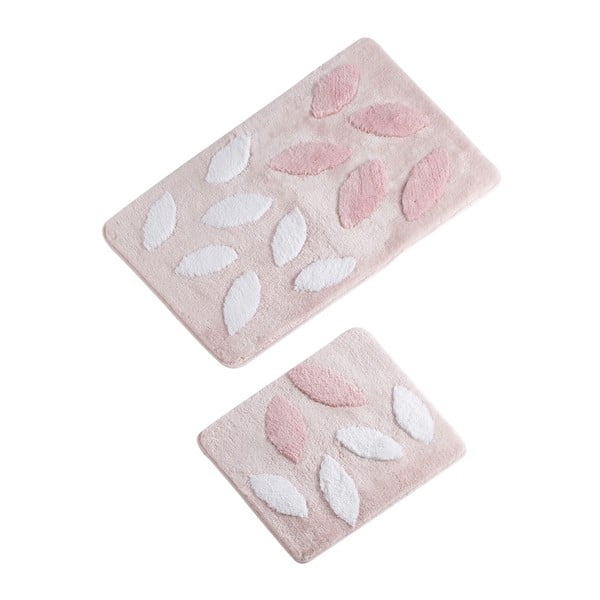 Комплект от 2 розови изтривалки за баня Sofia Bath Mat Muro - Unknown