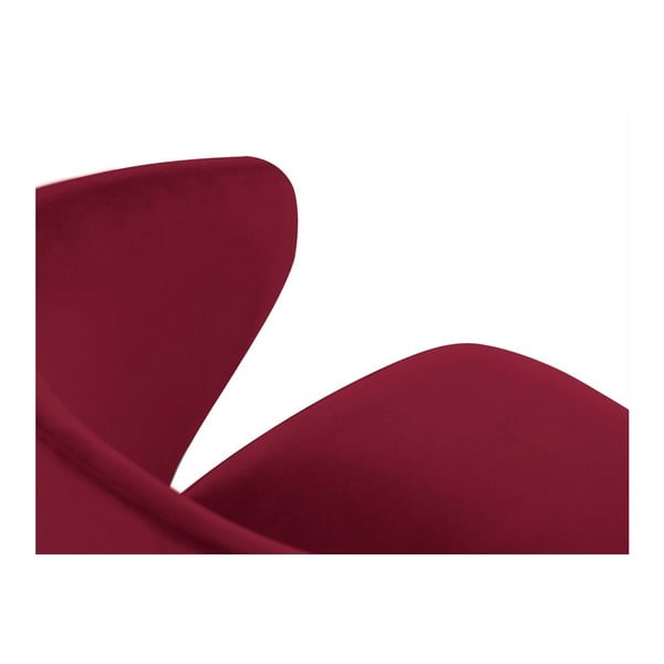 Червен трапезен стол с кадифена тапицерия Nemesis - Windsor & Co Sofas-image-3