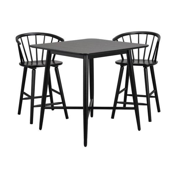 Черна бар маса Lotta - Rowico-image-4