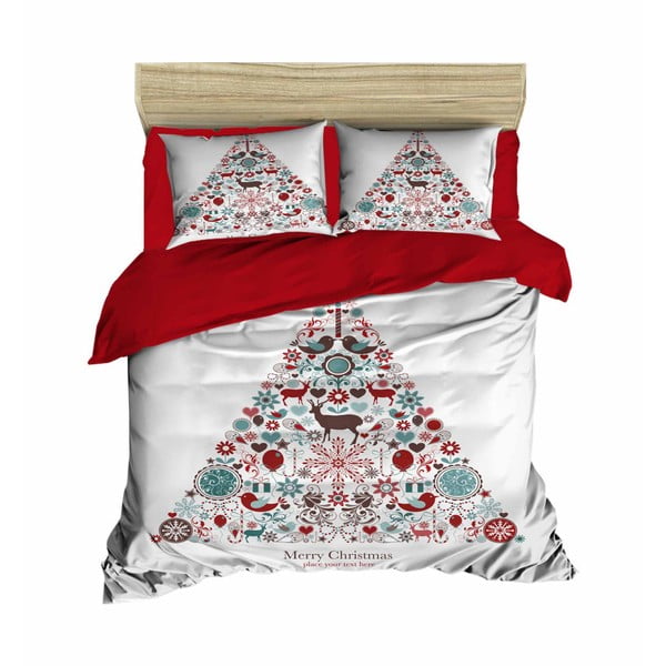 Коледно спално бельо за двойно легло с чаршаф Marcel, 200 x 220 cm - Mijolnir