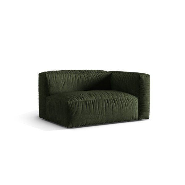 Зелен кадифен модул за диван (десен ъгъл) Martina – Micadoni -image-1