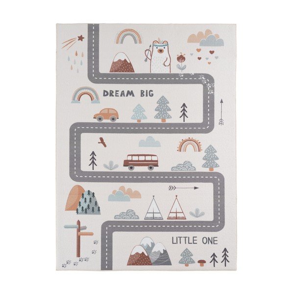 Кремав детски килим подходящ за пране 160x230 cm Coco 1134 – Ayyildiz Carpets