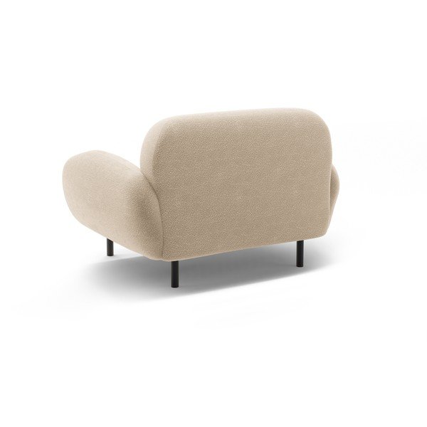 Бежово кресло от букле Poppy – Micadoni -image-2