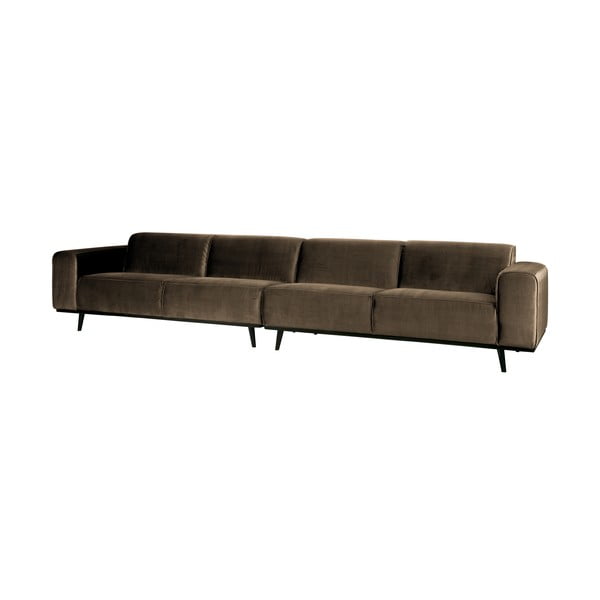 Диван от кафяво кадифе Заявление, 372 cm - BePureHome-image-1
