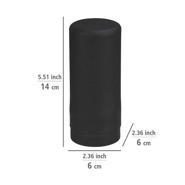 Черен силиконов дозатор за сапун Easy Squeez-e - Wenko-image-4