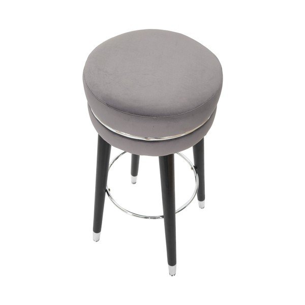 Сив тапициран бар стол (височина на седалката 74 cm) Paris – Mauro Ferretti-image-2