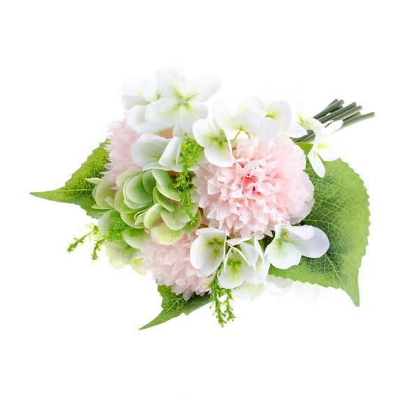 Изкуствен букет божур с хортензия - Dakls