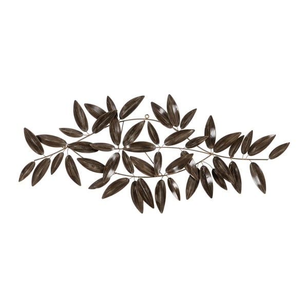 Метална декорация за стена 121x52 cm Leaves – Ixia