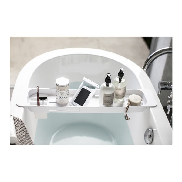 Бял регулируем рафт за вана Tower - YAMAZAKI-image-1