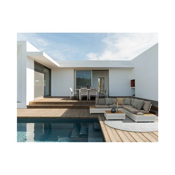 Бял метален градински стол Heta   – Bizzotto-image-4