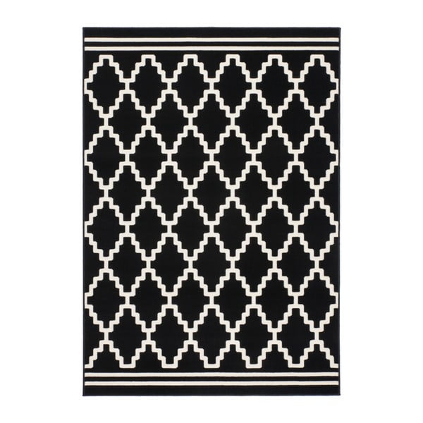 Ръчно тъкан килим Finesse 322 Graphite, 120 x 170 cm - Kayoom