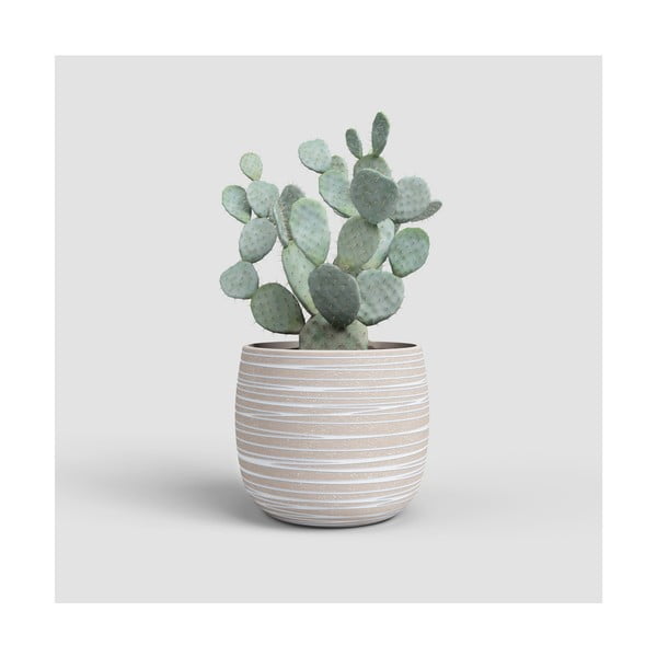 Керамична ръчно изработена саксия за цветя ø 16 cm Dóris – Artevasi-image-4