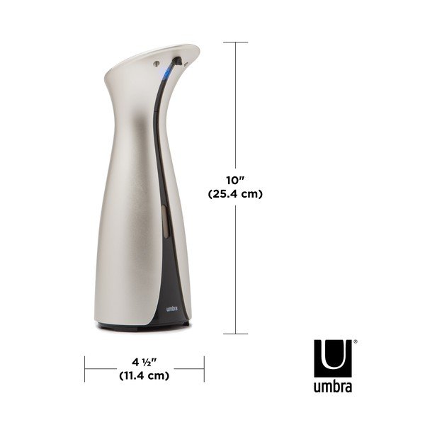 Безконтактен дозатор за сапун в сребристо 250 мл Otto - Umbra-image-4