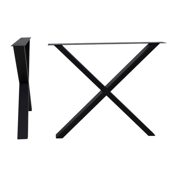 Черни стоманени крака за маса за хранене Nimes, дължина 86 cm - House Nordic