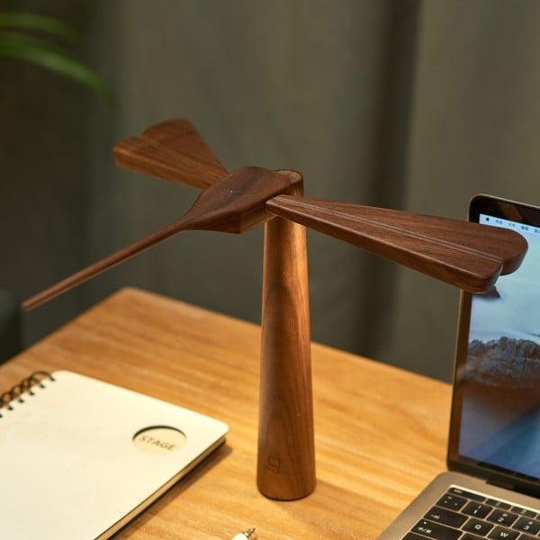 Кафява светлинна декорация с USB Dragonflight – Gingko-image-3