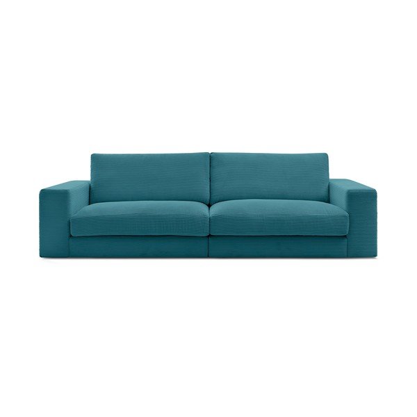 Син диван от рипсено кадифе 274 cm Leonard – Bobochic Paris