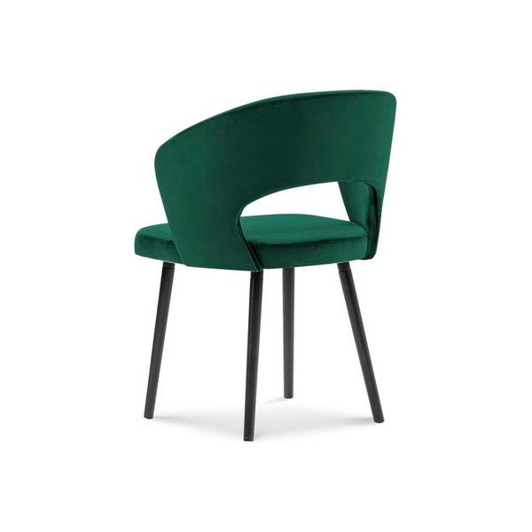 Зелен трапезен стол с кадифено покритие Elpis - Windsor & Co Sofas-image-2