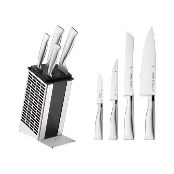 Блок за ножове от неръждаема стомана с 4 ножа Grand Gourmet - WMF-image-2