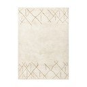 Кремав ръчно изработен вълнен килим подходящ за пране 160x230 cm Azera Crosshatch – Asiatic Carpets