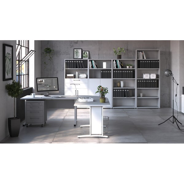 Бял компонент за модулна система от рафтове 84x105 cm Prima – Tvilum-image-1