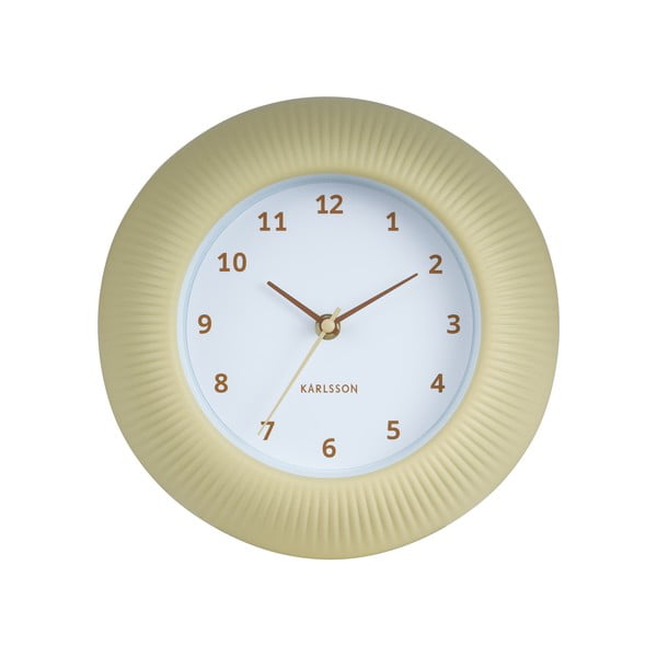 Стенен часовник ø 25 cm Tender Rib – Karlsson