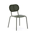 Тъмнозелен градински стол метален Brai – Kave Home
