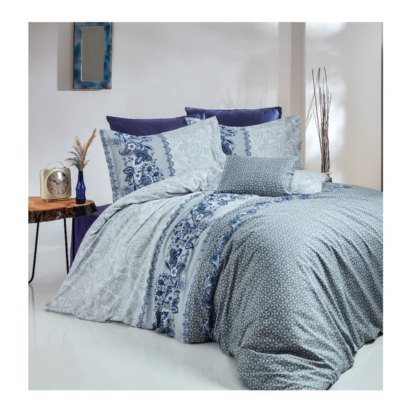 Комплект памучни чаршафи за единично легло Deluxe Satin Bibiane, 160 x 220 cm - Mijolnir