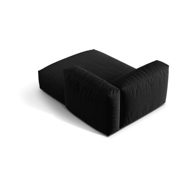 Черен модул за диван (десен ъгъл) Martina – Micadoni Home-image-3
