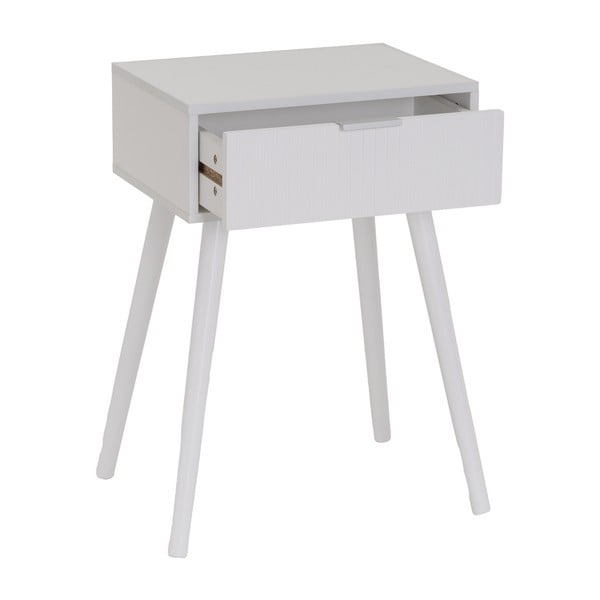 Бяло нощно шкафче – Casa Selección-image-1