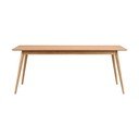 Сгъваема маса за хранене с плот от ясенова дървесина 190x90 cm Yumi - Rowico