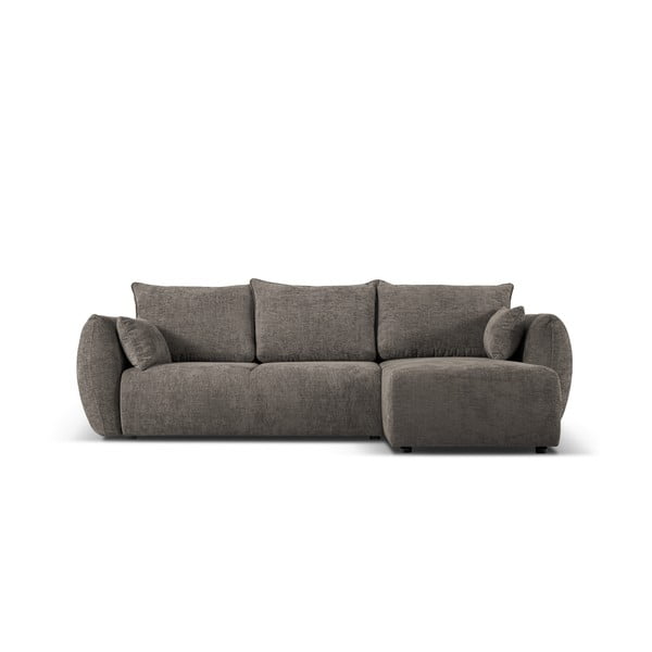 Сив ъглов диван (десен ъгъл) Matera - Cosmopolitan Design