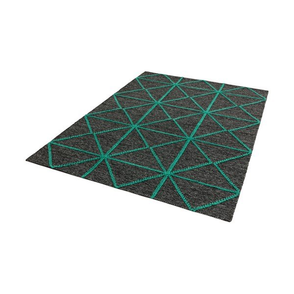 Černo-zelený koberec Asiatic Carpets Prism, 120 x 170 cm-image-2