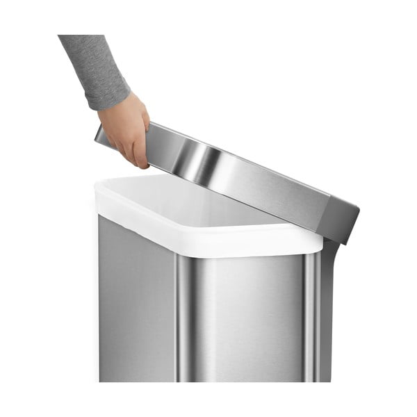 Кошче с педали от неръждаема стомана 45 л - simplehuman-image-4
