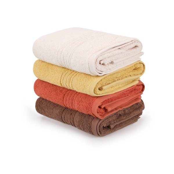 Памучни кърпи в комплект от 4 броя 50x90 cm Asorti - Foutastic-image-2