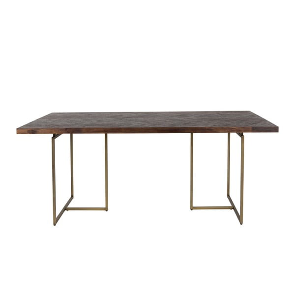 Трапезна маса със стоманена конструкция , 180 x 90 cm Class - Dutchbone