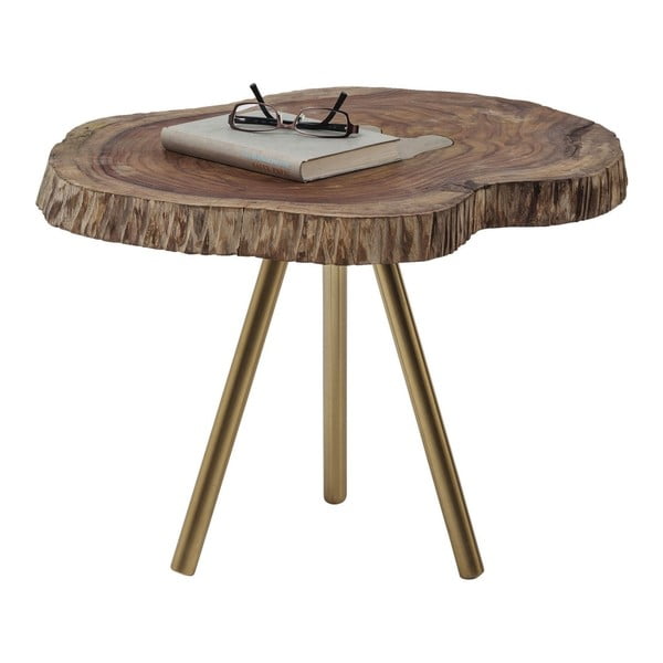 Odkládací stolek s deskou z mangového dřeva Kare Design Macchia