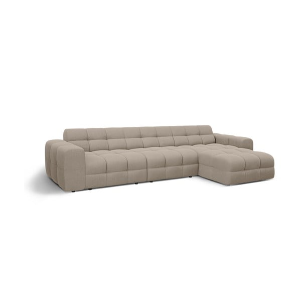 Кафяв ъглов диван (десен ъгъл) Kendal – Micadoni -image-3