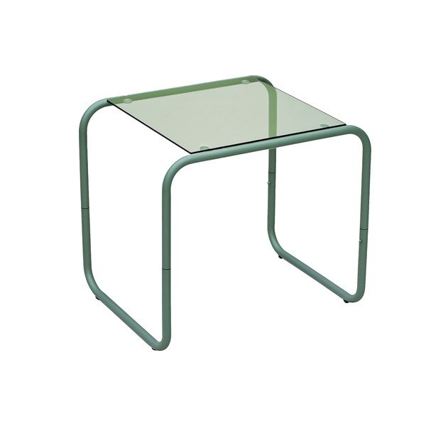 Странична масичка със стъклен плот 40x50 cm Ventana – Leitmotiv