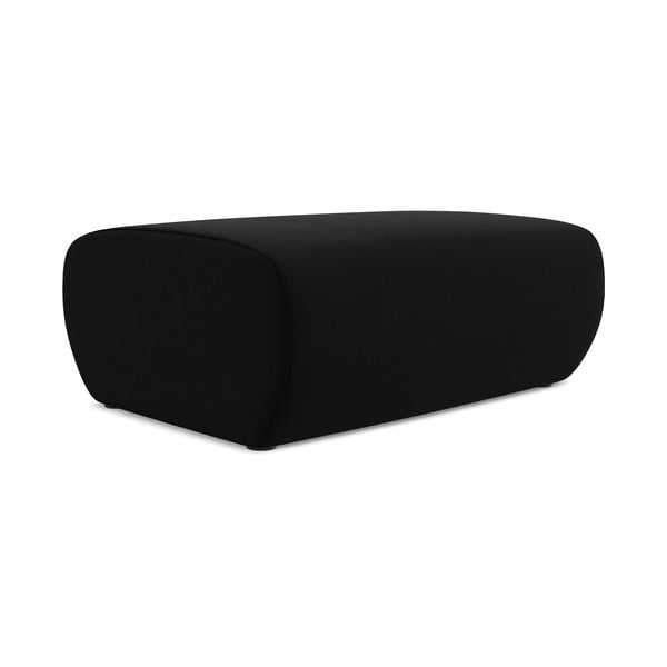 Черна кадифена табуретка Kapua – Makamii-image-1